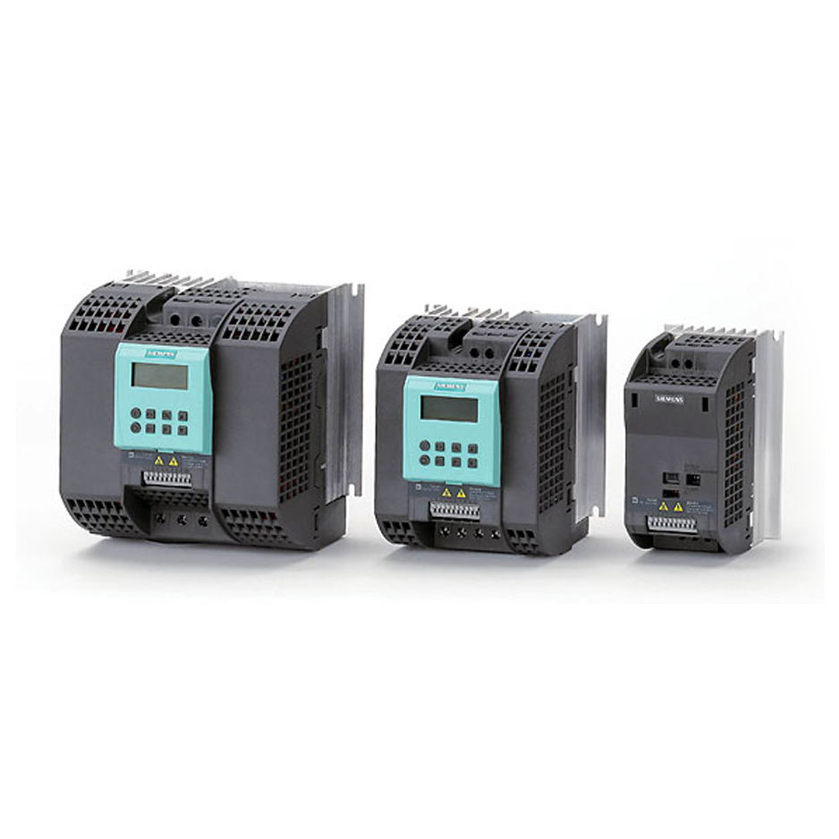 SINAMICS G110 CPM110 AC Drive, with integr. filter B 200 240V1AC+10  10% 47 63Hz Analog input CT. 0.12 kW. VT. 0.12 kW CT overload. 150% 60s 150x 90x 101 [HxWxD] IP20. with flat heat sink. only for cooling plate installation Ambient temperature  10+50 degree celsius (�C) without BOP without RS485 interface